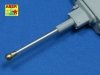 Aber 35L-075 Germ.75mm barrel for KwK40L/43 with single baffle muzzle brake for Pz.Kpfw. VI, Ausf. F2 (1:35)